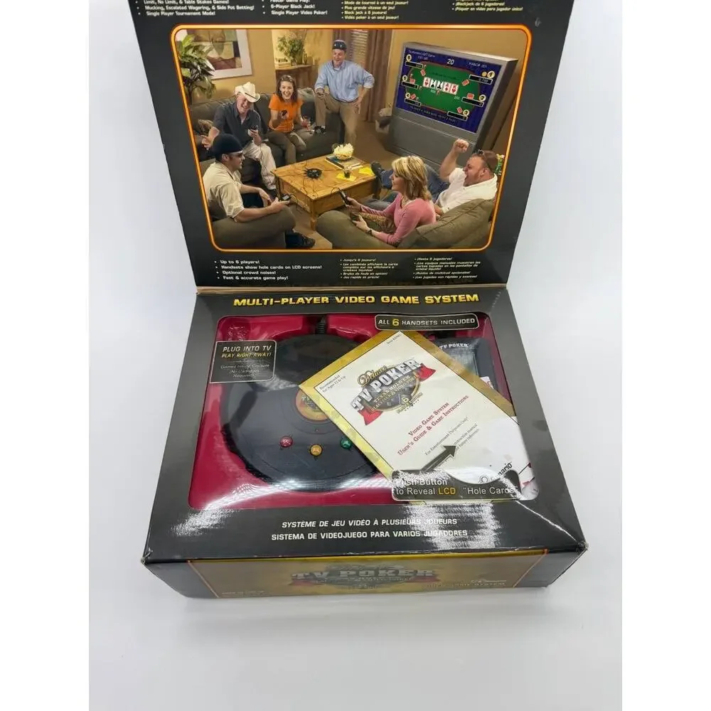 Deluxe TV Poker 6 Player Edition Texas Hold'em Blackjack Video Poker System
